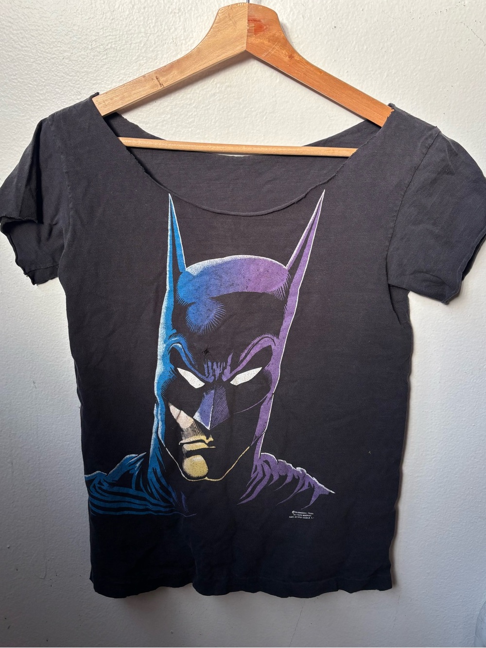 Vintage Black Batman Graphic Tee